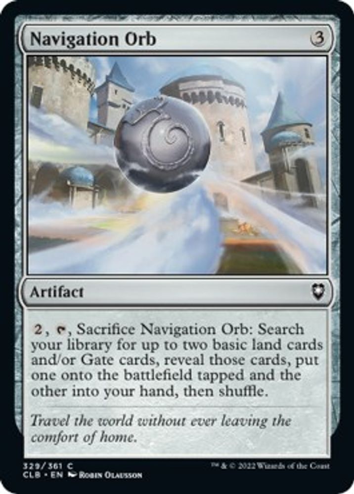 2022 Magic: The Gathering: Commander Legends: Battle for Baldur's Gate (CLB) - Navigation Orb (#329, Common) (, Near Mint)