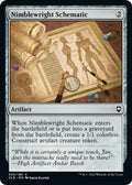 2022 Magic: The Gathering: Commander Legends: Battle for Baldur's Gate (CLB) - Nimblewright Schematic (#330, Common) (, Near Mint)