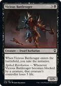 2022 Magic: The Gathering: Commander Legends: Battle for Baldur's Gate (CLB) - Vicious Battlerager (#155, Common) (Foil, Near Mint)
