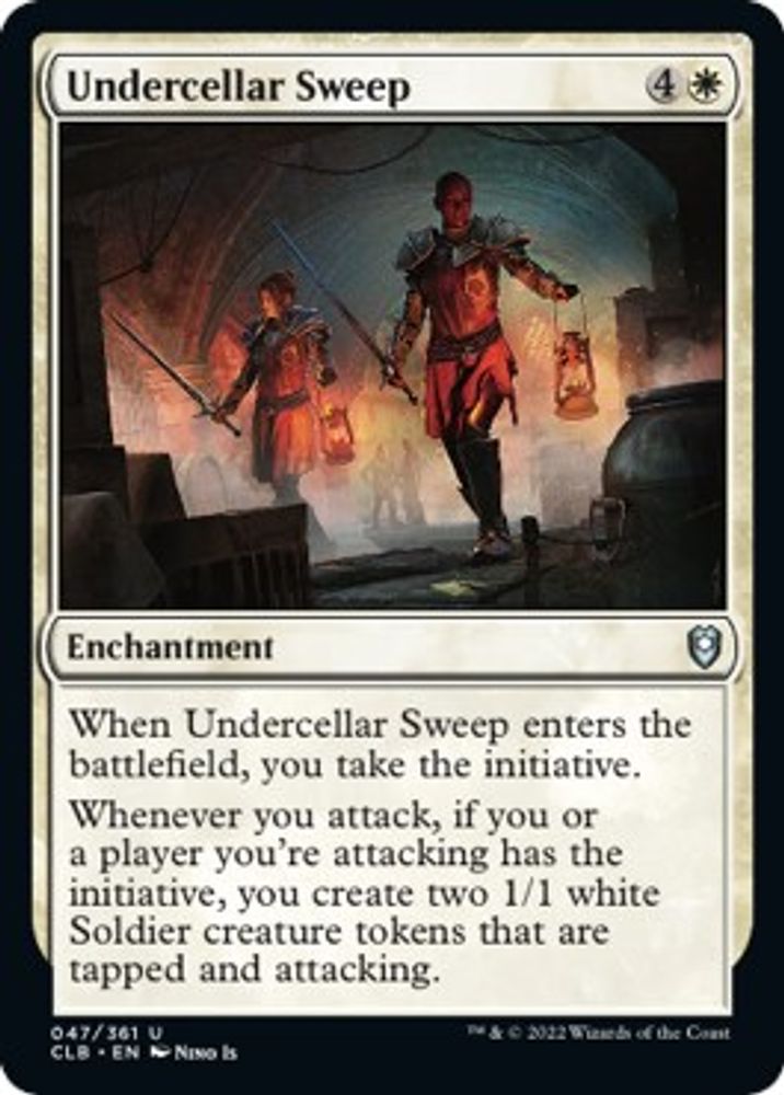 2022 Magic: The Gathering: Commander Legends: Battle for Baldur's Gate (CLB) - Undercellar Sweep (#47, Uncommon) (, Near Mint)