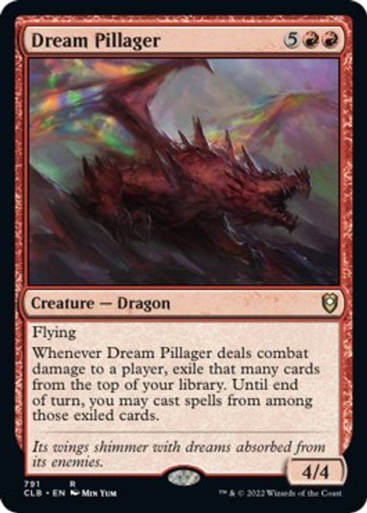 2022 Magic: The Gathering: Commander Legends: Battle for Baldur's Gate (CLB) - Dream Pillager (#791, Rare) (, Near Mint)