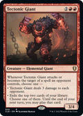 2022 Magic: The Gathering: Commander Legends: Battle for Baldur's Gate (CLB) - Tectonic Giant (#808, Rare) (, Near Mint)