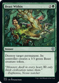 2022 Magic: The Gathering: Commander Legends: Battle for Baldur's Gate (CLB) - Beast Within (#820, Uncommon) (, Near Mint)