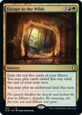 2022 Magic: The Gathering: Commander Legends: Battle for Baldur's Gate (CLB) - Escape to the Wilds (#843, Rare) (, Near Mint)