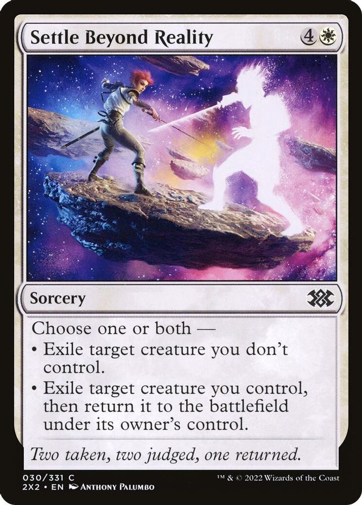 2022 Magic: The Gathering: Double Masters 2022 (2X2) - Settle Beyond Reality (#30, Common) (, Near Mint)