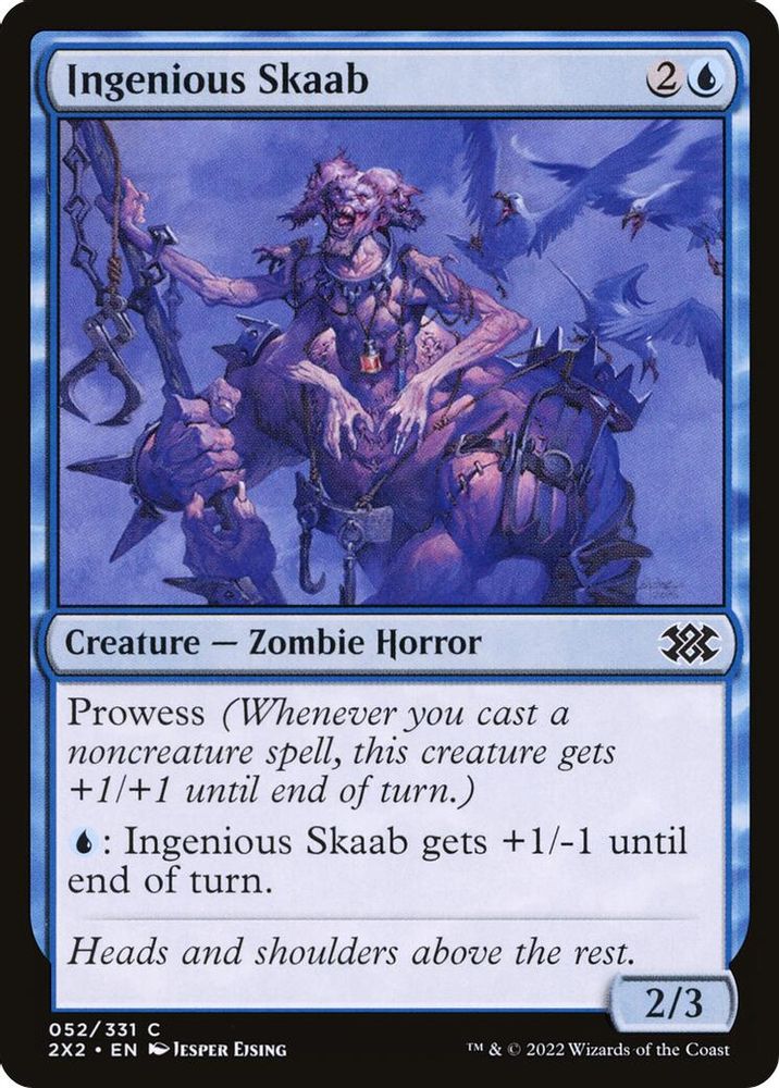 2022 Magic: The Gathering: Double Masters 2022 (2X2) - Ingenious Skaab (#52, Common)