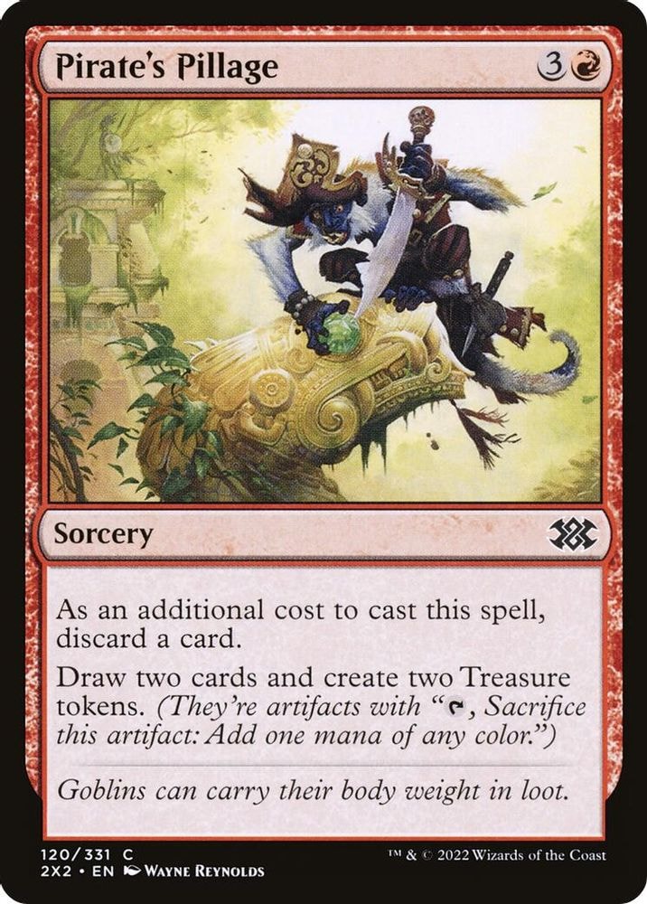2022 Magic: The Gathering: Double Masters 2022 (2X2) - Pirates Pillage (#120, Common) (Foil, Near Mint)