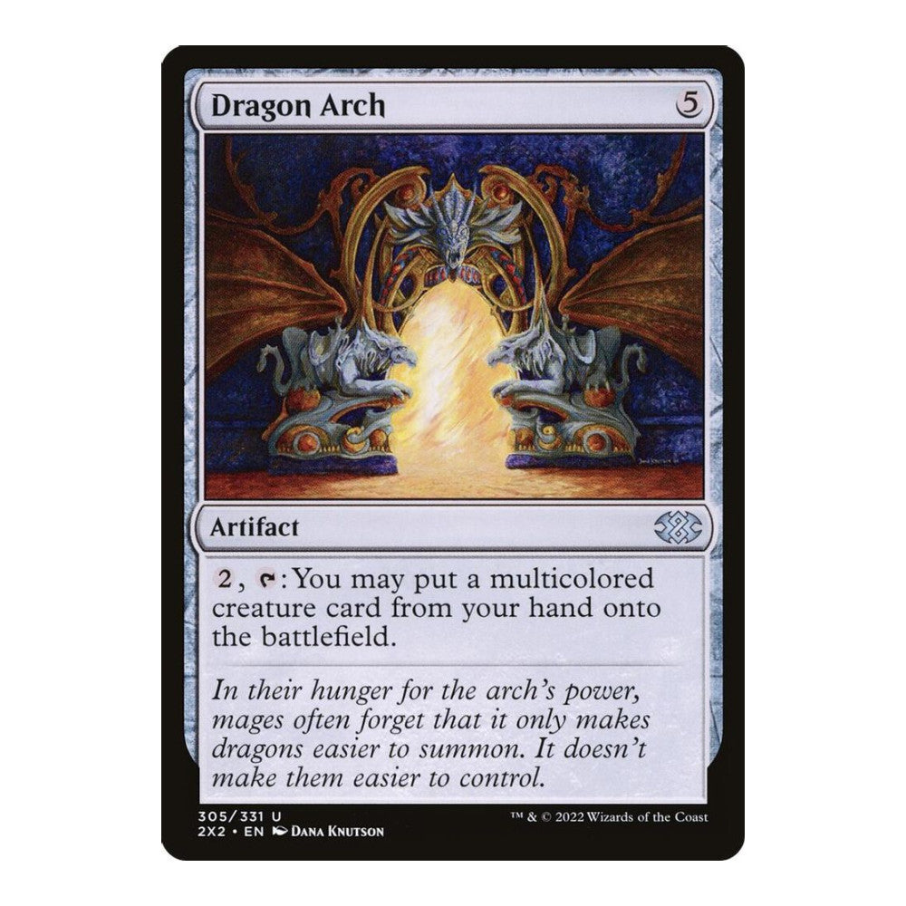 2022 Magic: The Gathering: Double Masters 2022 (2X2) - Dragon Arch (#305, Uncommon) (Foil, Near Mint)