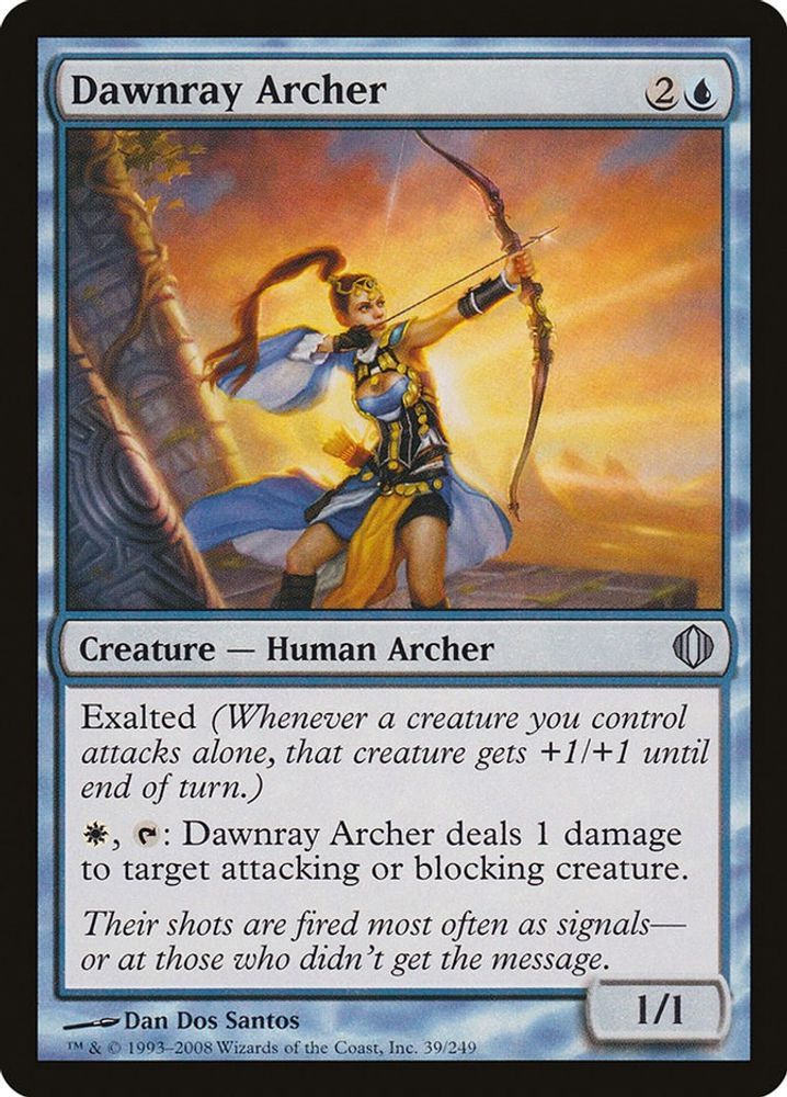 2008 Magic: The Gathering: Shards of Alara (ALA) - Dawnray Archer (#39, Uncommon) (, Near Mint)