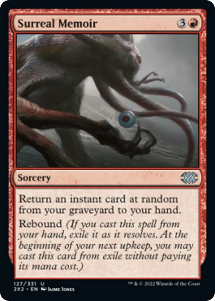 2022 Magic: The Gathering: Double Masters 2022 (2X2) - Surreal Memoir (#127, Uncommon)