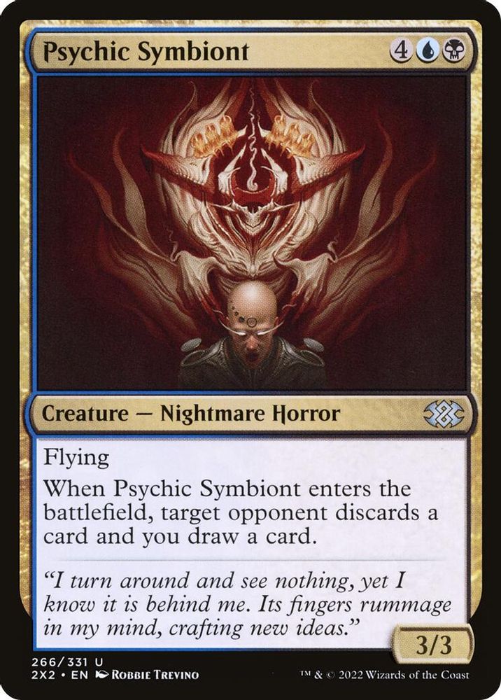 2022 Magic: The Gathering: Double Masters 2022 (2X2) - Psychic Symbiont (#266, Uncommon) (, Near Mint)