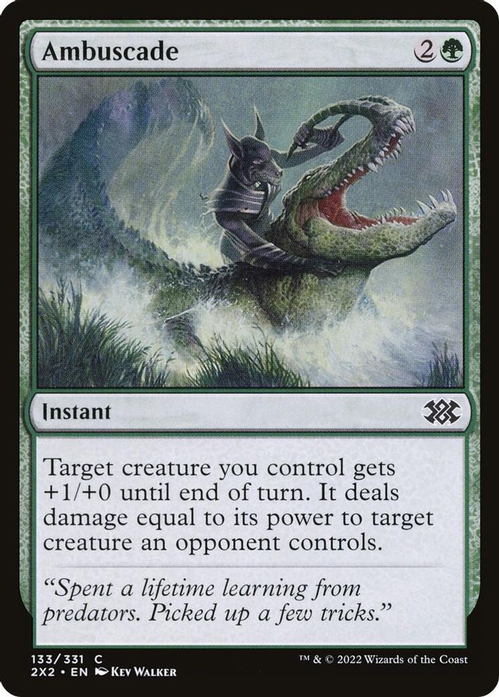 2022 Magic: The Gathering: Double Masters 2022 (2X2) - Ambuscade (#133, Common) (, Near Mint)