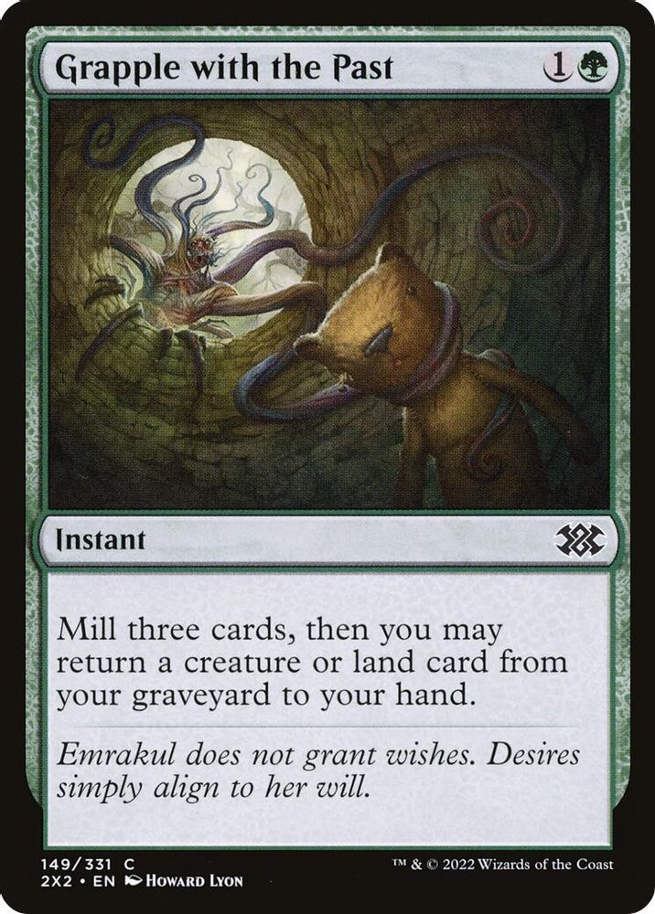2022 Magic: The Gathering: Double Masters 2022 (2X2) - Grapple with the Past (#149, Common) (, Near Mint)