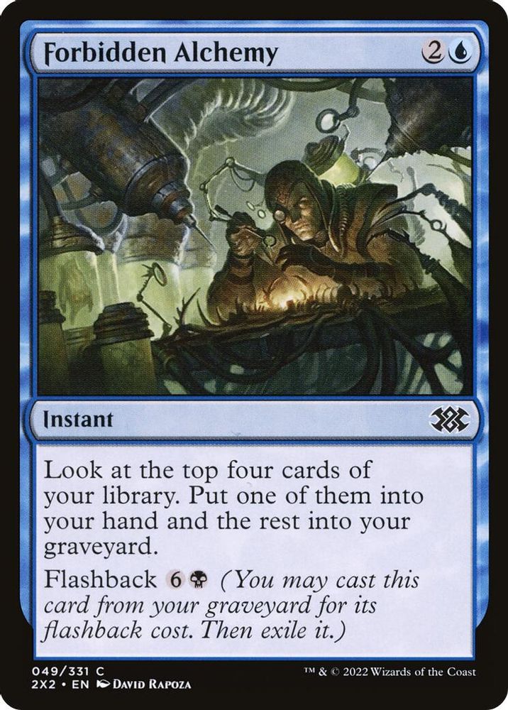 2022 Magic: The Gathering: Double Masters 2022 (2X2) - Forbidden Alchemy (#49, Common) (, Near Mint)