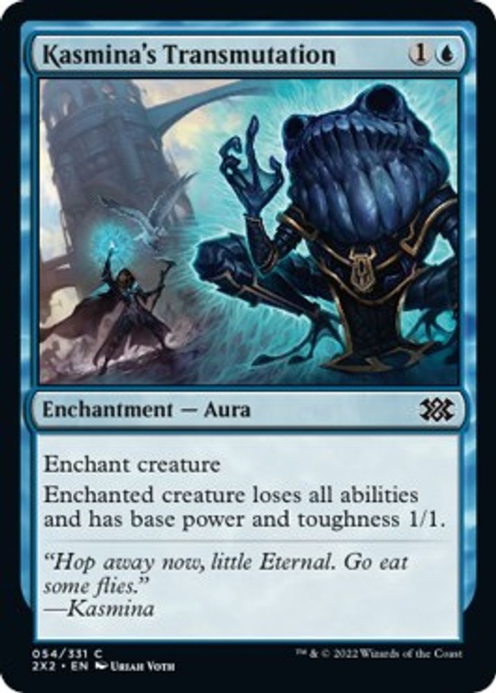 2022 Magic: The Gathering: Double Masters 2022 (2X2) - Kasminas Transmutation (#54, Common) (, Near Mint)