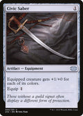 2022 Magic: The Gathering: Double Masters 2022 (2X2) - Civic Saber (#300, Uncommon) (, Near Mint)
