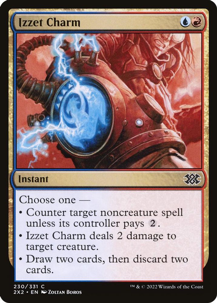 2022 Magic: The Gathering: Double Masters 2022 (2X2) - Izzet Charm (#230, Common) (, Near Mint)
