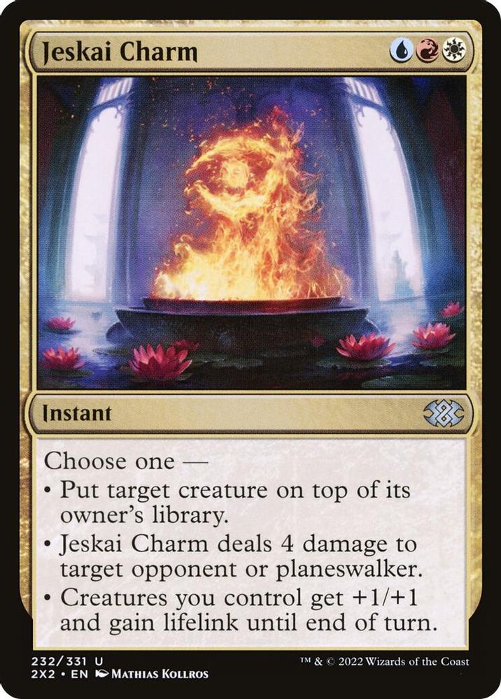 2022 Magic: The Gathering: Double Masters 2022 (2X2) - Jeskai Charm (#232, Uncommon) (, Near Mint)
