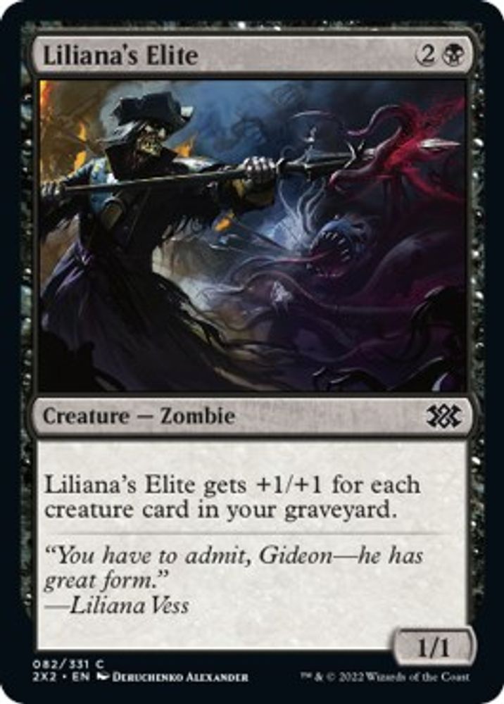 2022 Magic: The Gathering: Double Masters 2022 (2X2) - Lilianas Elite (#82, Common) (, Near Mint)