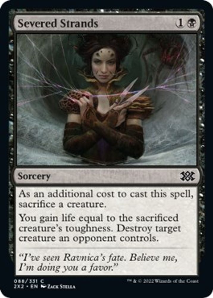 2022 Magic: The Gathering: Double Masters 2022 (2X2) - Severed Strands (#88, Common) (, Near Mint)
