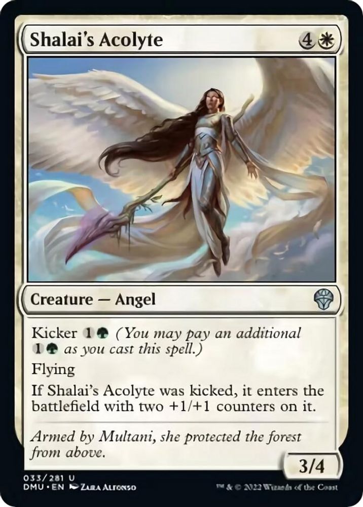 2022 Magic: The Gathering: Dominaria United (DMU) - Shalais Acolyte (#33, Uncommon) (, Near Mint)