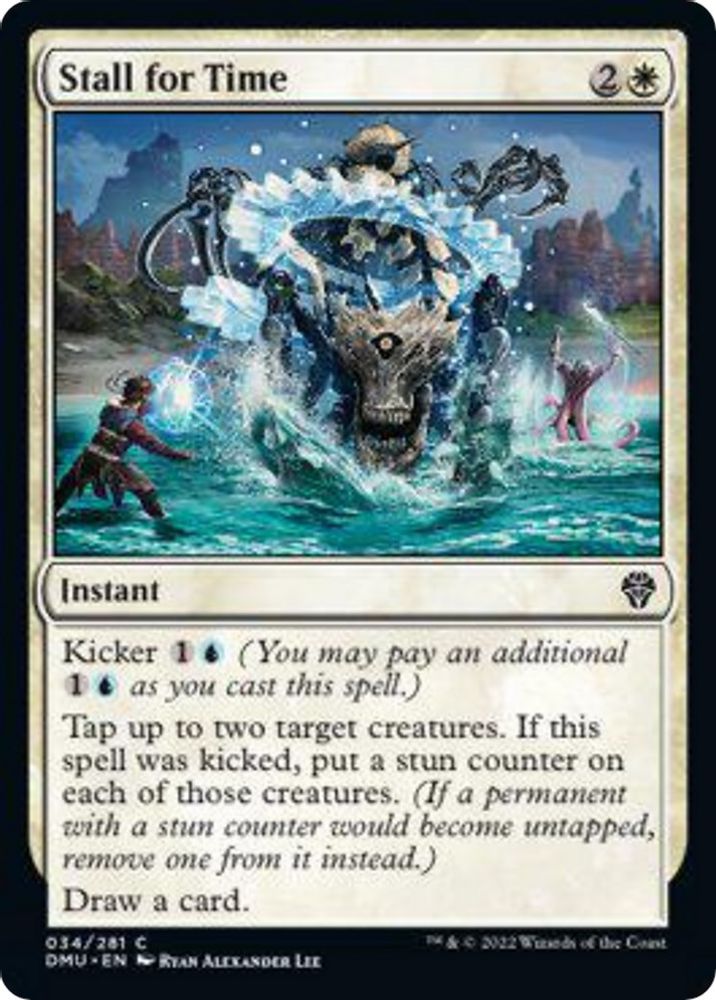 2022 Magic: The Gathering: Dominaria United (DMU) - Stall for Time (#34, Common) (, Near Mint)