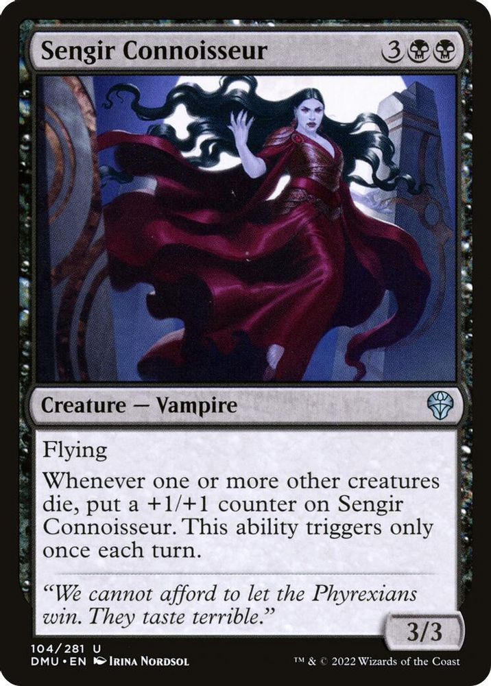 2022 Magic: The Gathering: Dominaria United (DMU) - Sengir Connoisseur (#104, Uncommon) (, Near Mint)