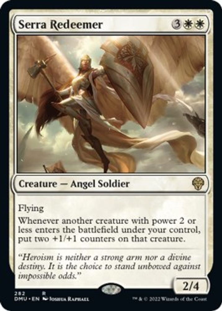 2022 Magic: The Gathering: Dominaria United (DMU) - Serra Redeemer (#282, Rare) (, Near Mint)