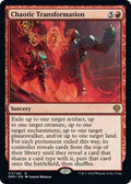 2022 Magic: The Gathering: Dominaria United (DMU) - Chaotic Transformation (#117, Rare) (Foil, Near Mint)