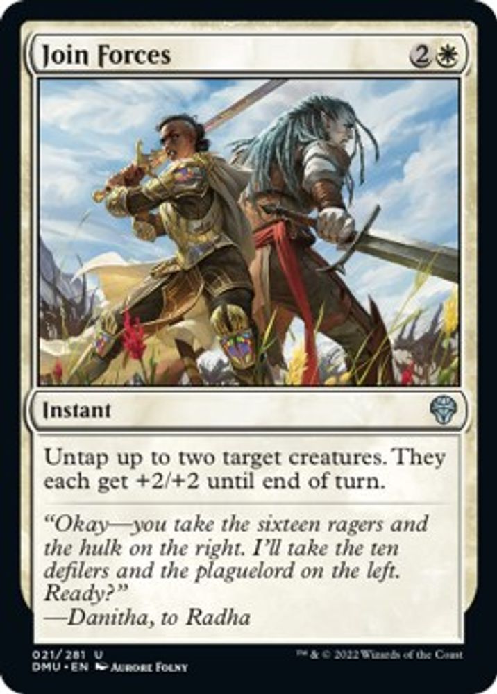 2022 Magic: The Gathering: Dominaria United (DMU) - Join Forces (#21, Uncommon) (, Near Mint)