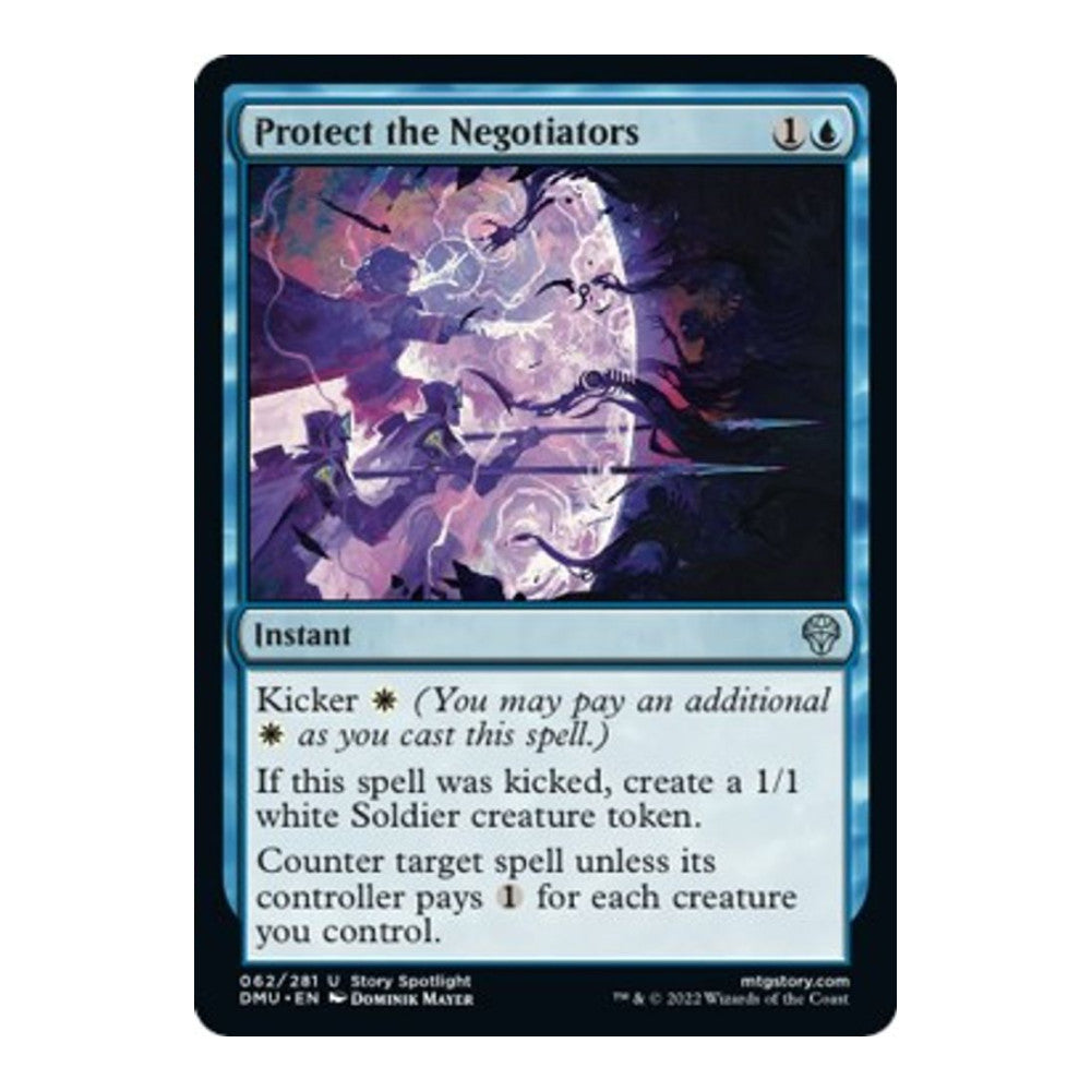 2022 Magic: The Gathering: Dominaria United (DMU) - Protect the Negotiators (#62, Uncommon)