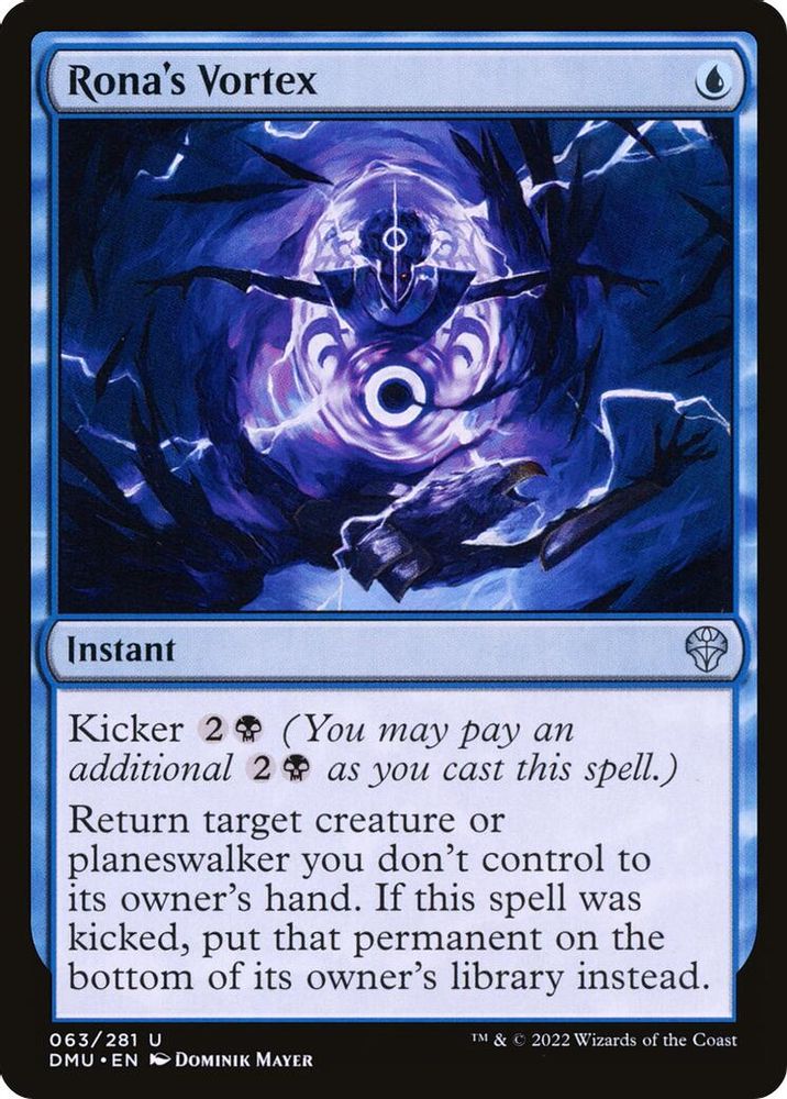 2022 Magic: The Gathering: Dominaria United (DMU) - Ronas Vortex (#63, Uncommon) (, Near Mint)