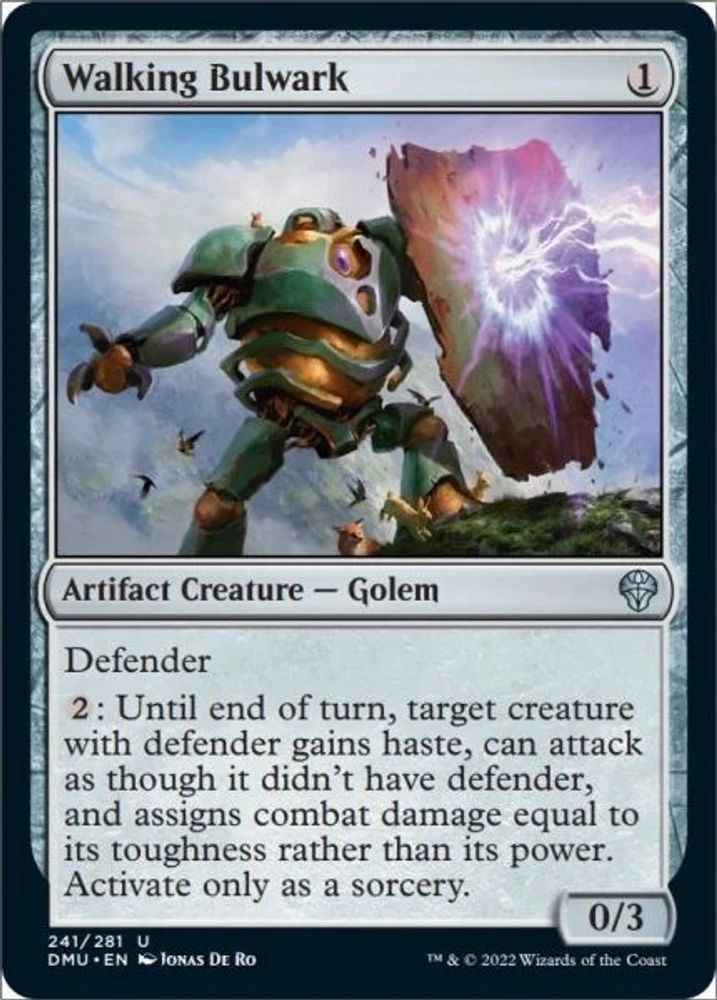 2022 Magic: The Gathering: Dominaria United (DMU) - Walking Bulwark (#241, Uncommon) (, Near Mint)