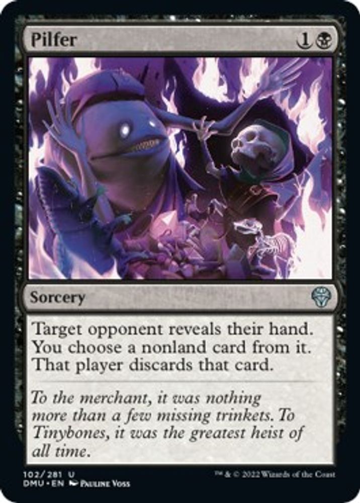 2022 Magic: The Gathering: Dominaria United (DMU) - Pilfer (#102, Uncommon) (, Near Mint)