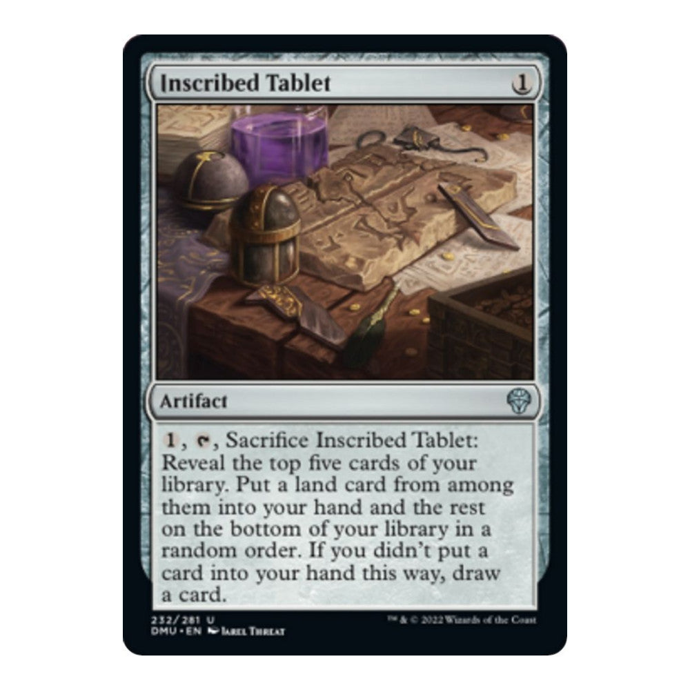 2022 Magic: The Gathering: Dominaria United (DMU) - Inscribed Tablet (#232, Uncommon) (, Near Mint)