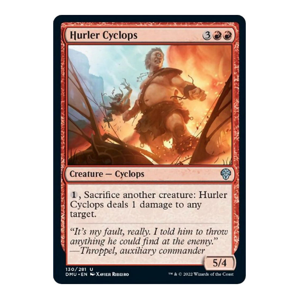 Hurler Cyclops - Dominaria United () - Near Mint -