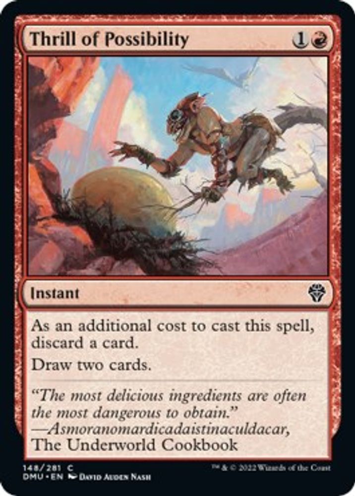 2022 Magic: The Gathering: Dominaria United (DMU) - Thrill of Possibility (#148, Common) (, Near Mint)
