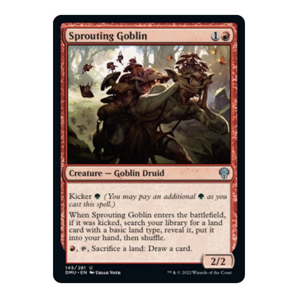 2022 Magic: The Gathering: Dominaria United (DMU) - Sprouting Goblin (#145, Uncommon) (, Near Mint)