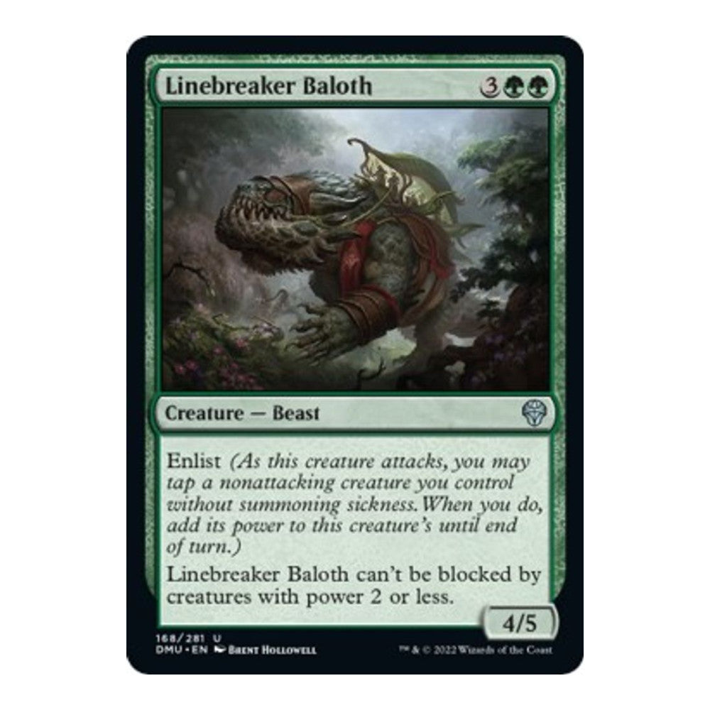 2022 Magic: The Gathering: Dominaria United (DMU) - Linebreaker Baloth (#168, Uncommon) (, Near Mint)
