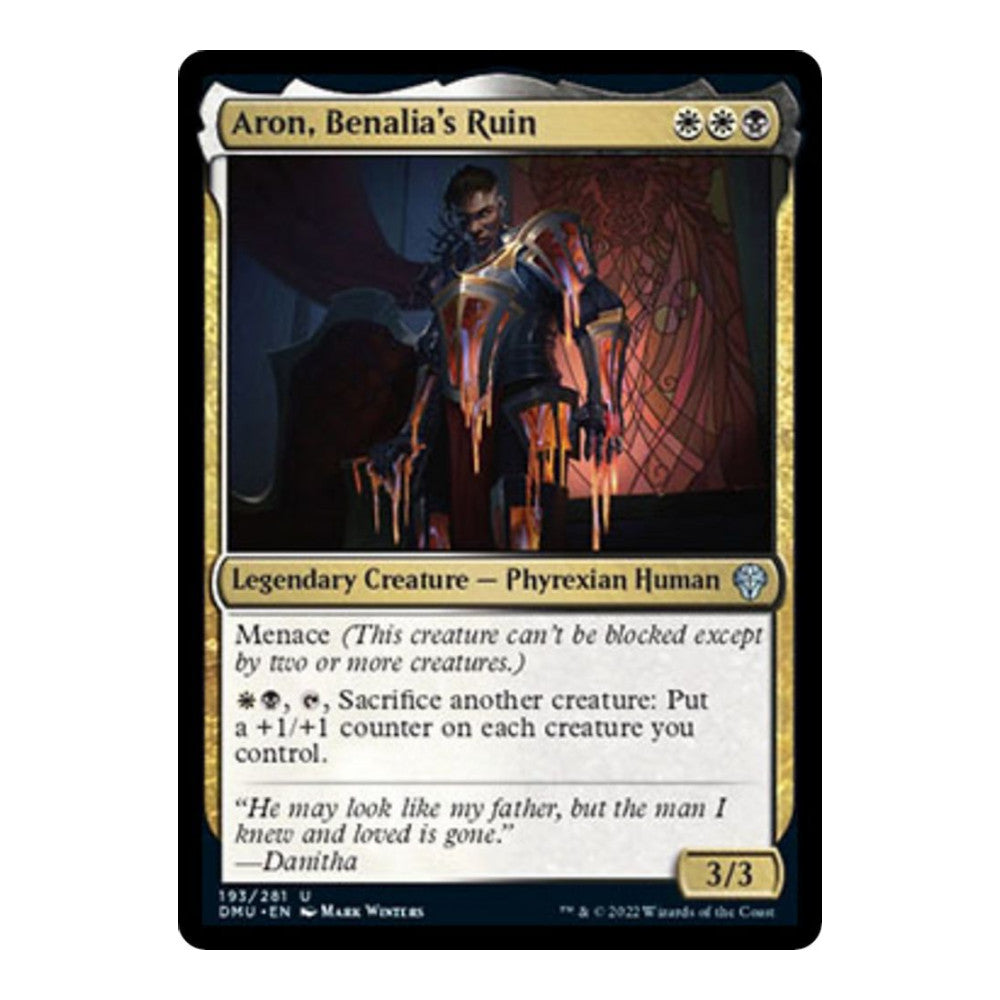 2022 Magic: The Gathering: Dominaria United (DMU) - Aron Benalias Ruin (#193, Uncommon) (, Near Mint)