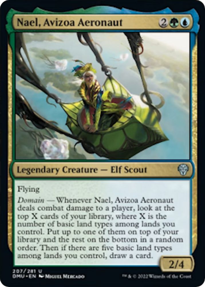 2022 Magic: The Gathering: Dominaria United (DMU) - Nael Avizoa Aeronaut (#207, Uncommon) (, Near Mint)