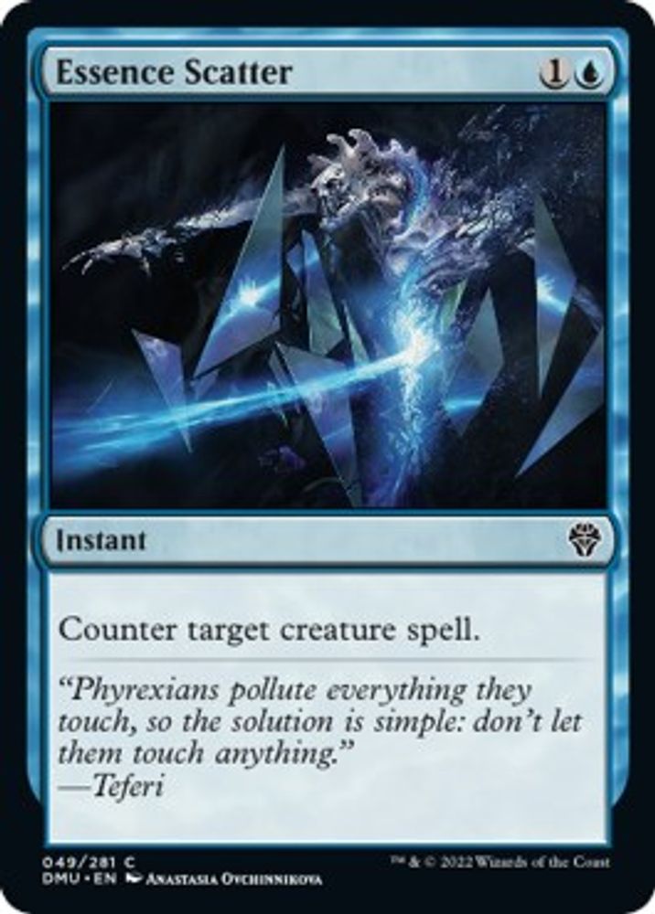 2022 Magic: The Gathering: Dominaria United (DMU) - Essence Scatter (#49, Common) (, Near Mint)