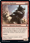 2022 Magic: The Gathering: Dominaria United (DMU) - Coalition Warbrute (#118, Common)