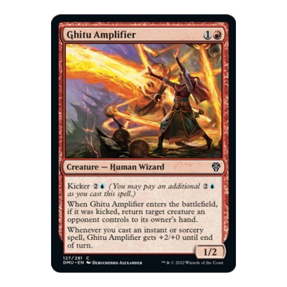 2022 Magic: The Gathering: Dominaria United (DMU) - Ghitu Amplifier (#127, Common)