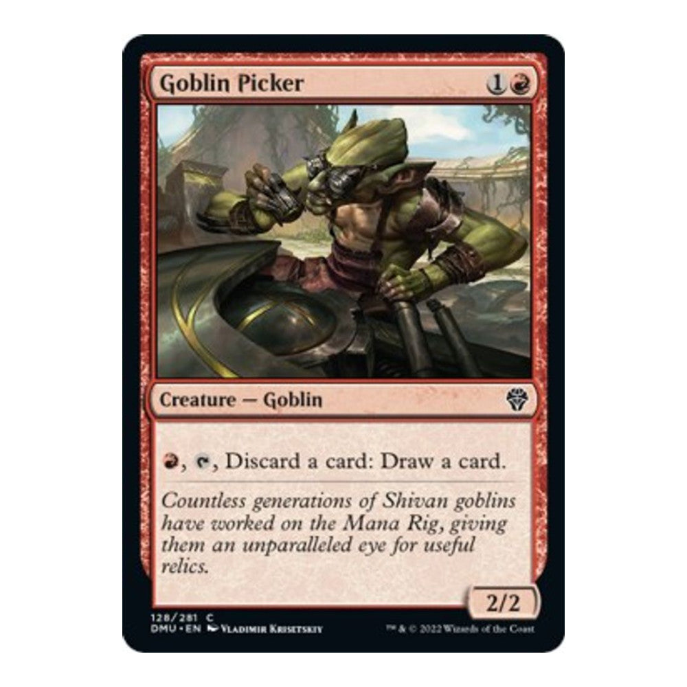 2022 Magic: The Gathering: Dominaria United (DMU) - Goblin Picker (#128, Common) (, Near Mint)