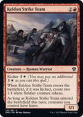 2022 Magic: The Gathering: Dominaria United (DMU) - Keldon Strike Team (#136, Common) (, Near Mint)