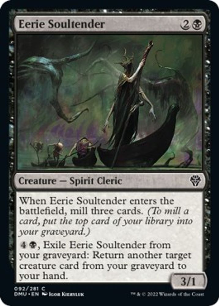 2022 Magic: The Gathering: Dominaria United (DMU) - Eerie Soultender (#92, Common) (, Near Mint)