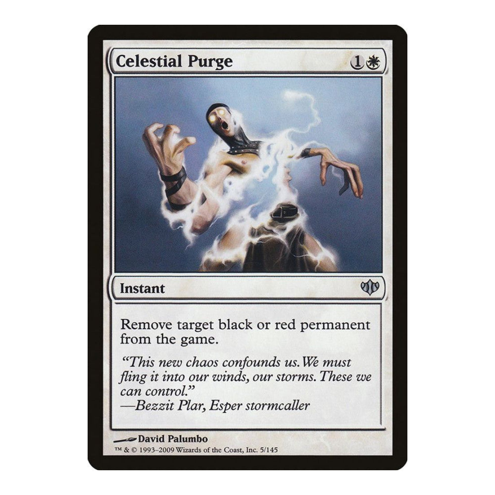 2009 Magic: The Gathering: Conflux (CON) - Celestial Purge (#5, Uncommon) (, Near Mint)