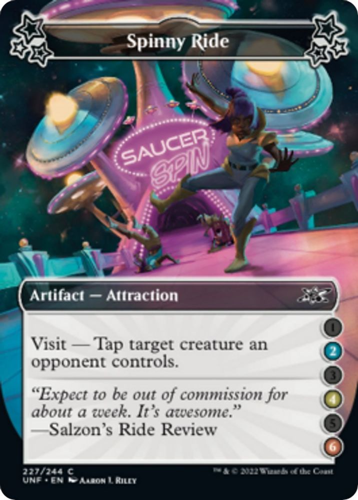 2022 Magic: The Gathering: Unfinity (UNF) - Spinny Ride 2 4 6 (#227b, Common) (, Near Mint)