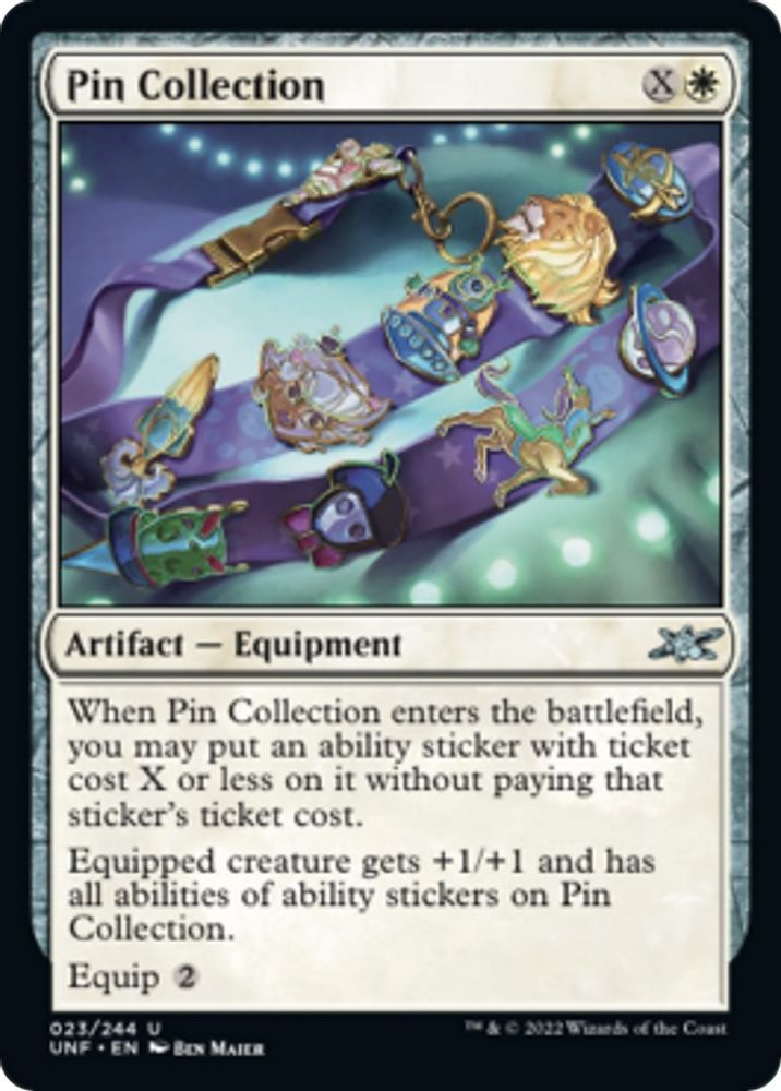 2022 Magic: The Gathering: Unfinity (UNF) - Pin Collection (#23, Uncommon) (, Near Mint)